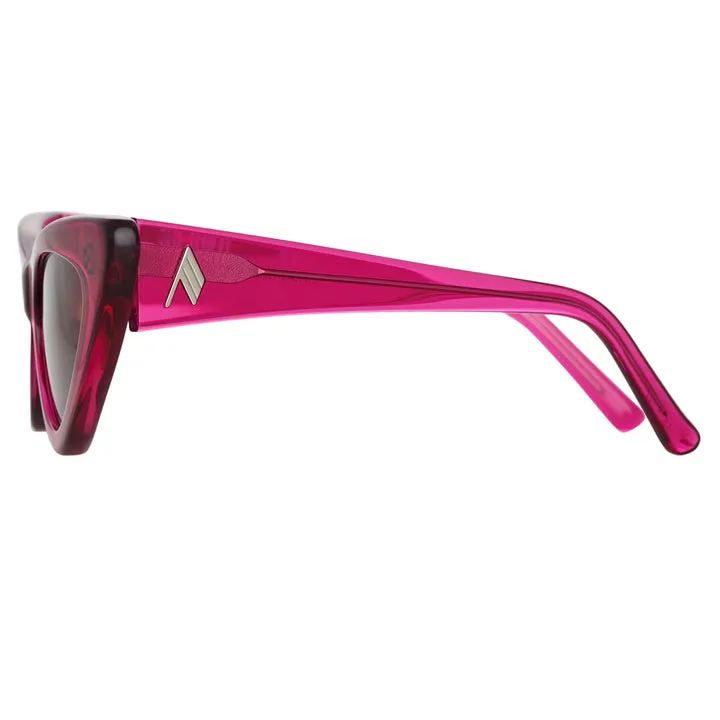 Pink Dora Maroon Cat Eye Acetate Sunglasses