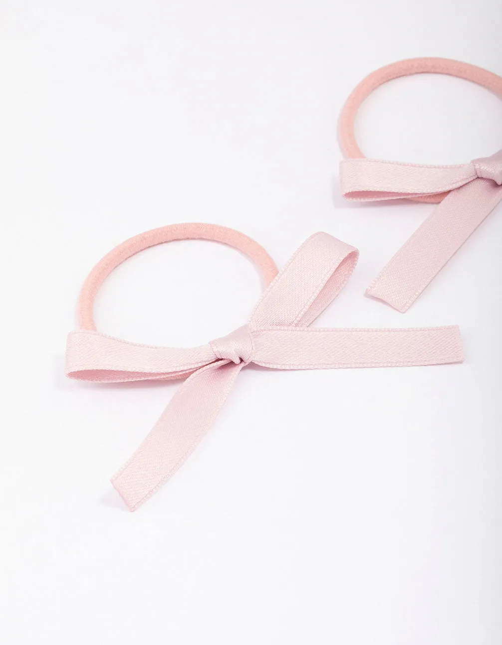 Pink Mini Bow Hair Tie Pack