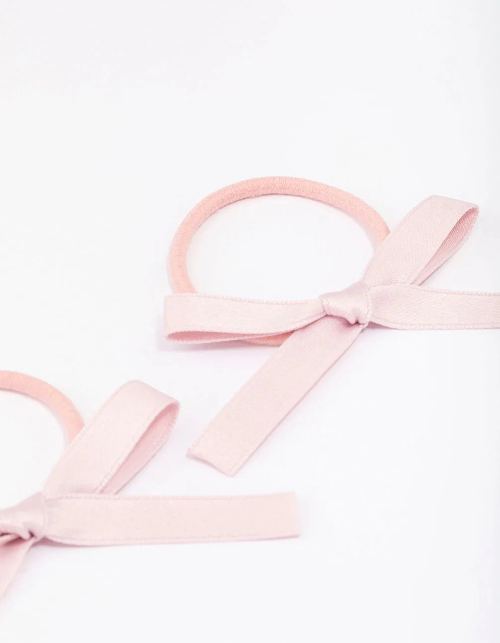 Pink Mini Bow Hair Tie Pack