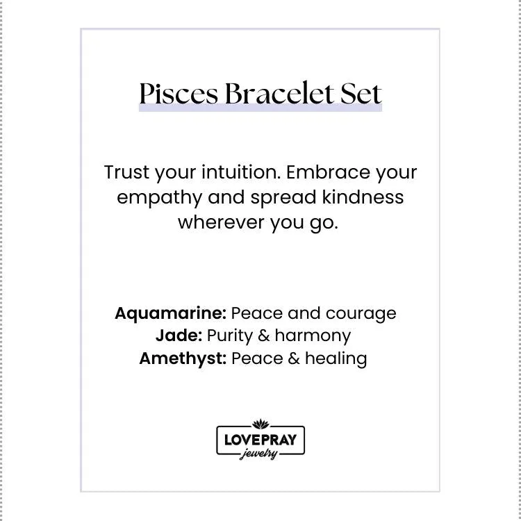 Pisces Bracelet Set