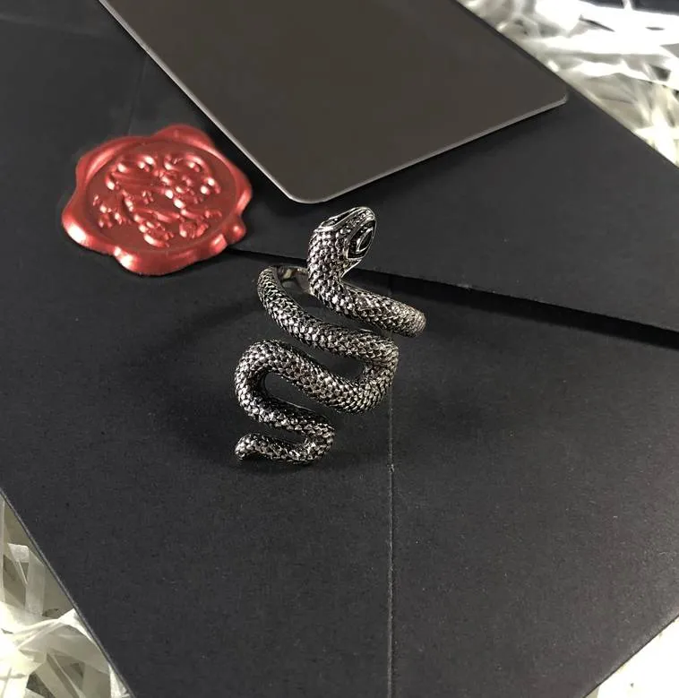 Silver Serpent Ring