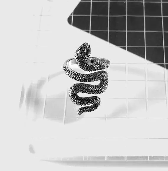 Silver Serpent Ring