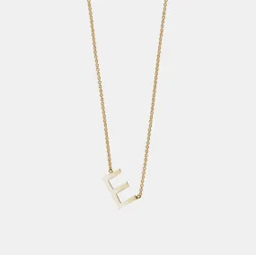 Single Initial Necklace