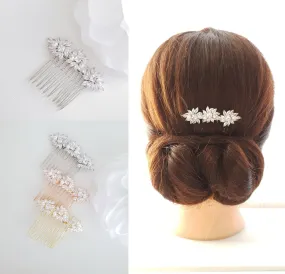 Small Wedding Veil Comb- Bridget