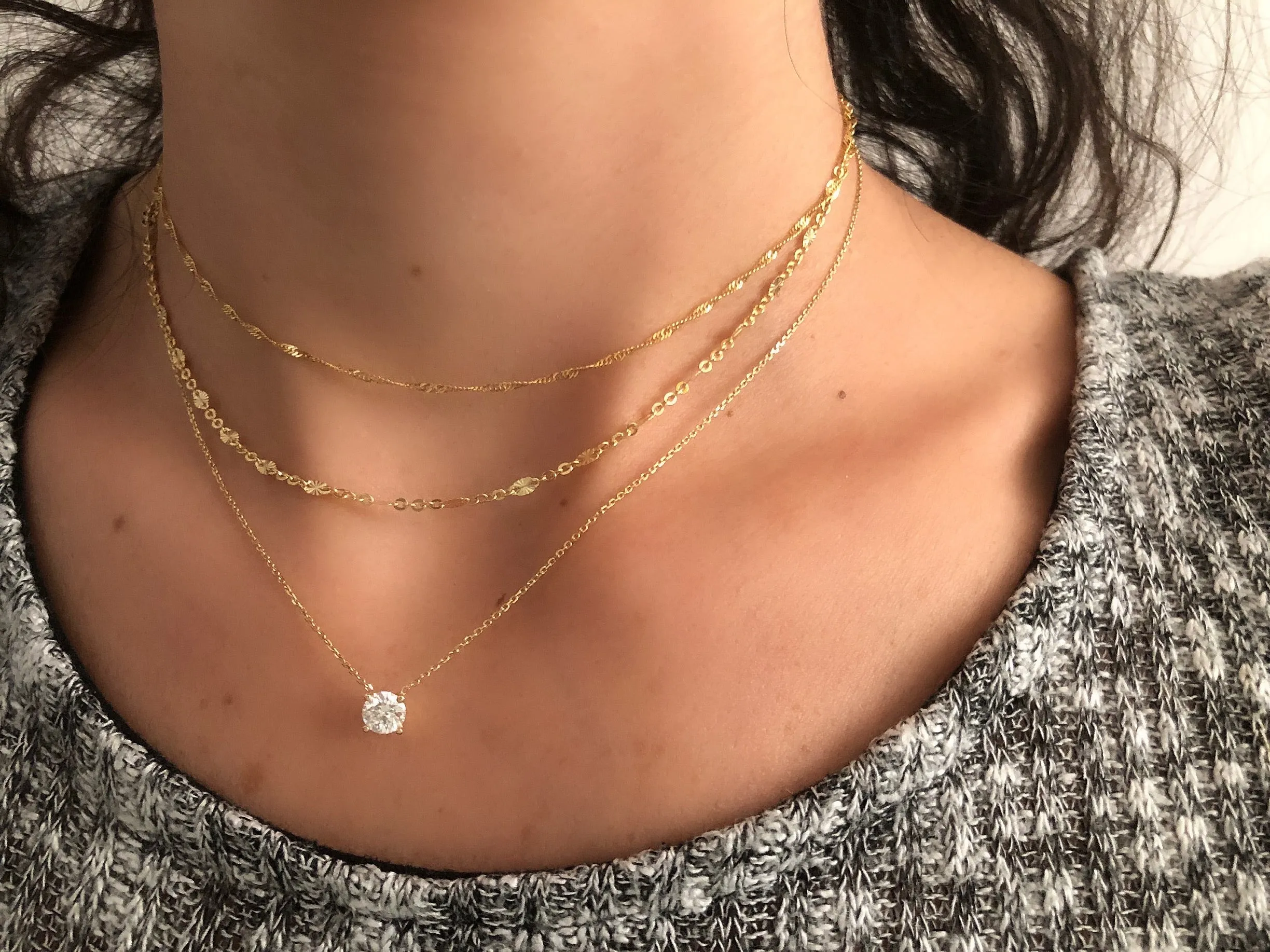 Starburst Gold Choker