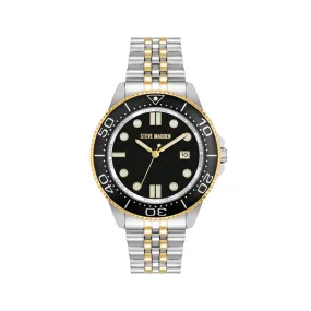 STATEMENT WATCH SILVERGOLD BLACK