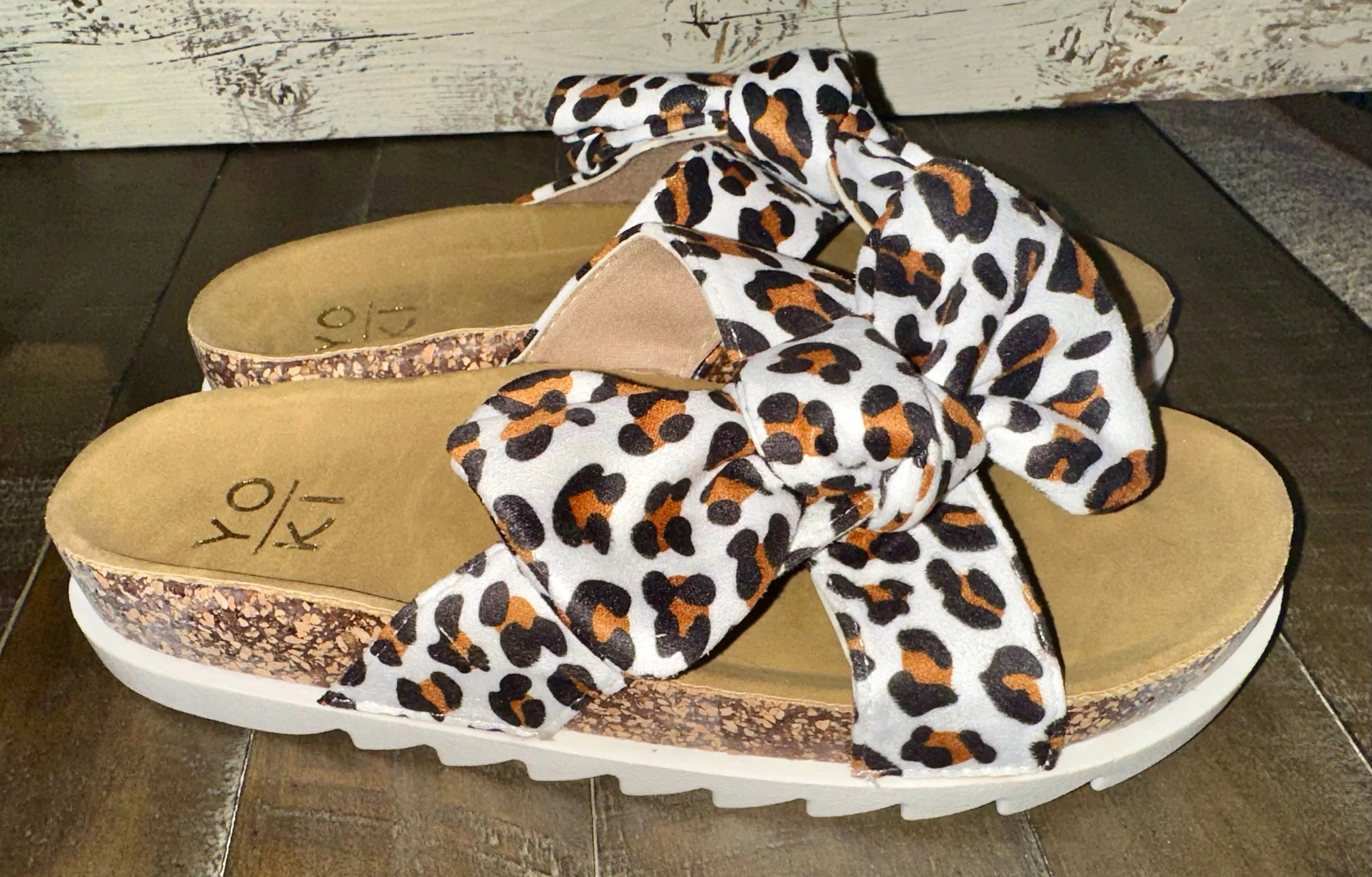 Stella Bow Sandal Leopard