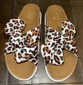 Stella Bow Sandal Leopard