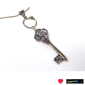 Sterling silver key to my Heart necklace key pendant Love Gift