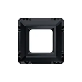 Swarovski 30mm Square Frame - Jet (1pc)