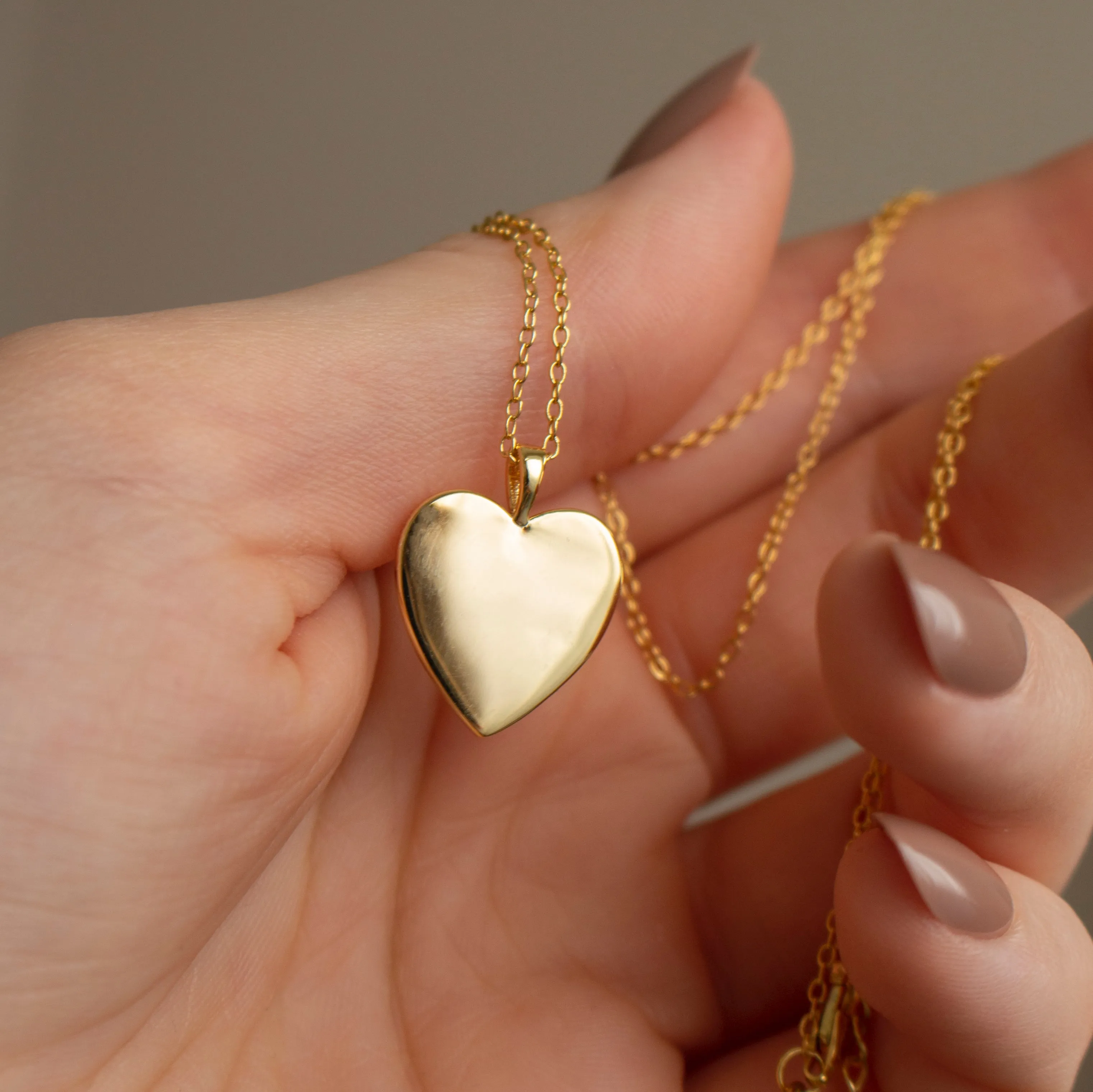 SWEETHEART PENDANT NECKLACE GOLD