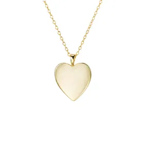 SWEETHEART PENDANT NECKLACE GOLD