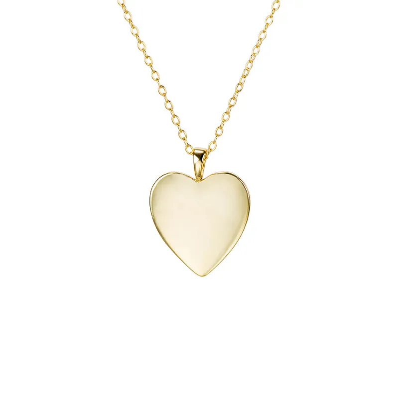 SWEETHEART PENDANT NECKLACE GOLD