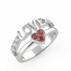 The Love Ring (925 Sterling Silver)