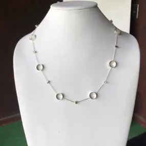 Tube pivot necklace