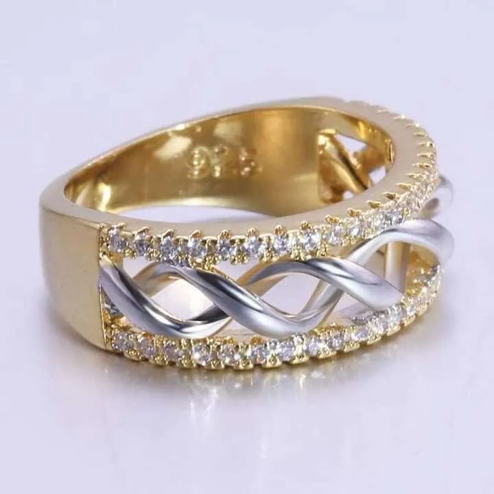 Two Tone Women's Ring X440914