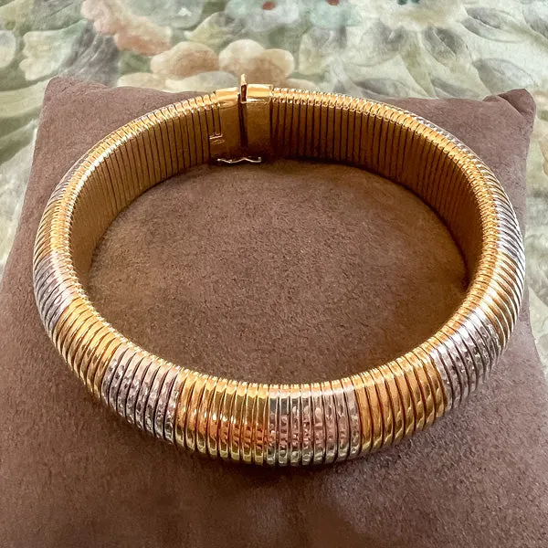 Vintage Two-toned Tubogas Bracelet