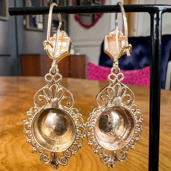 Vintage Victorian Style Drop Earrings