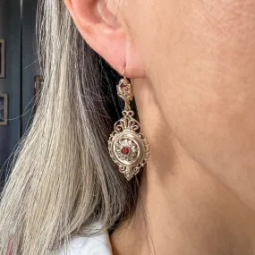 Vintage Victorian Style Drop Earrings