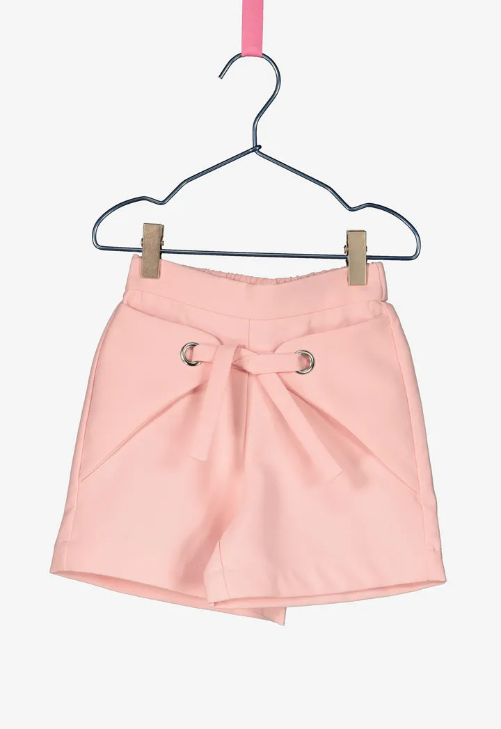 Wrap Around Detailed Bow Shorts