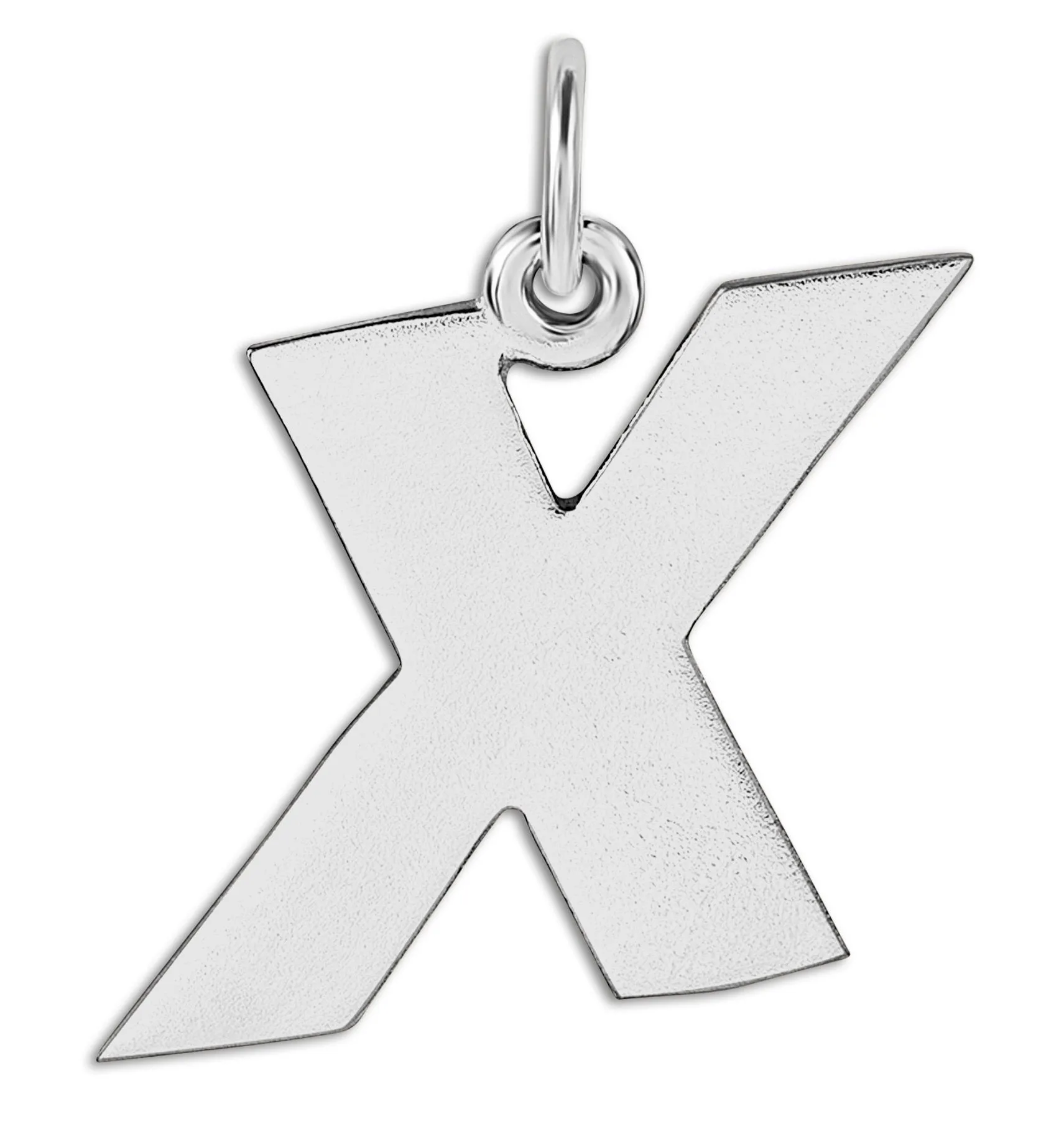 X Cutout Letter Charm