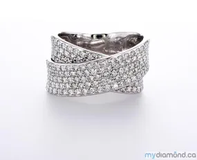 X Diamond Ring (1.38Ctw)