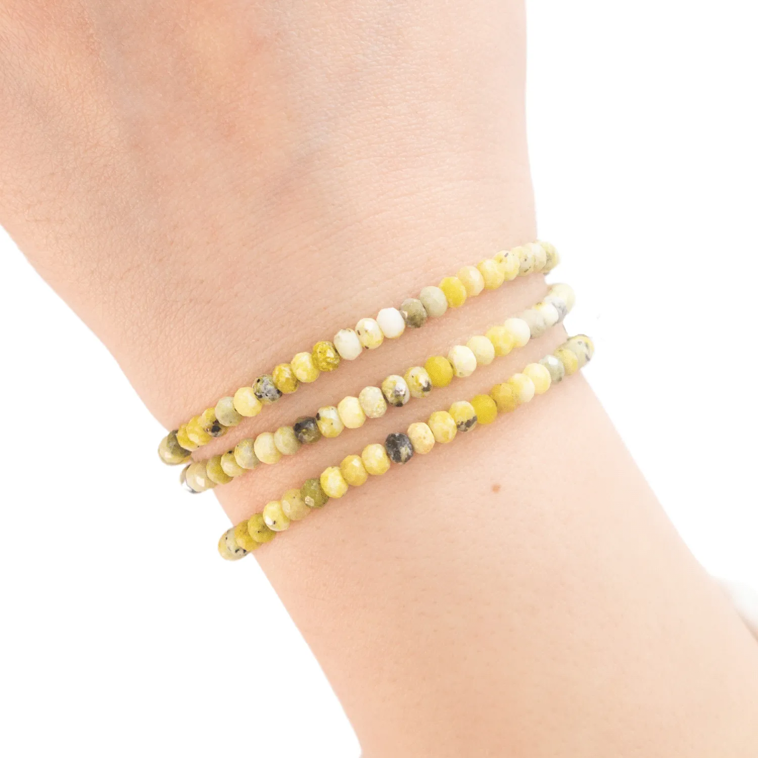 Yellow Turquoise Convertible Bracelet-Necklace